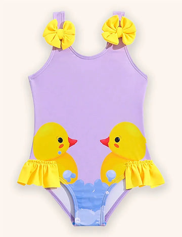 Cute Duck Bow Swimsuit